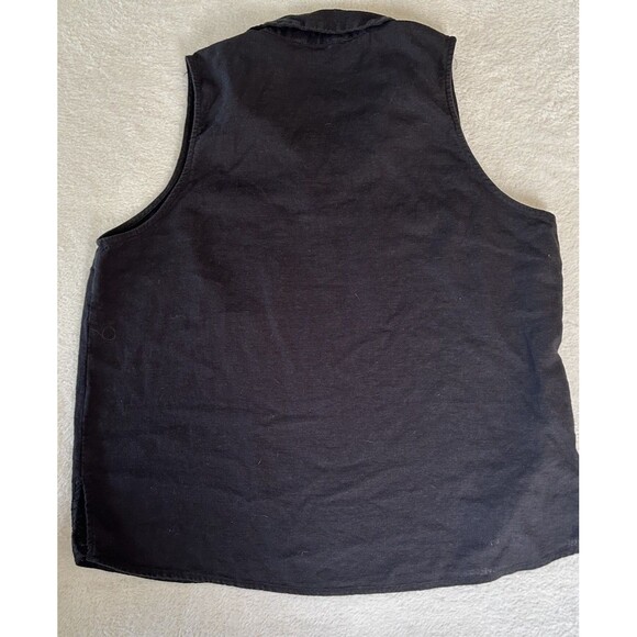 Michael Kors Sleeveless Linen Top Lace Up Grommets Whimsigoth Steampunk SzLarge - Picture 2 of 5